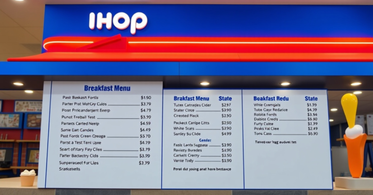 IHOP Breakfast Menu With Prices For 2026