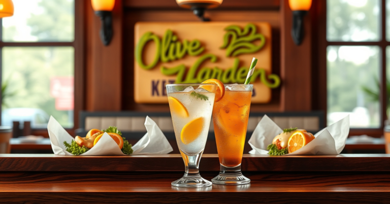 Olive Garden Drink Menu With Prices For 2026
