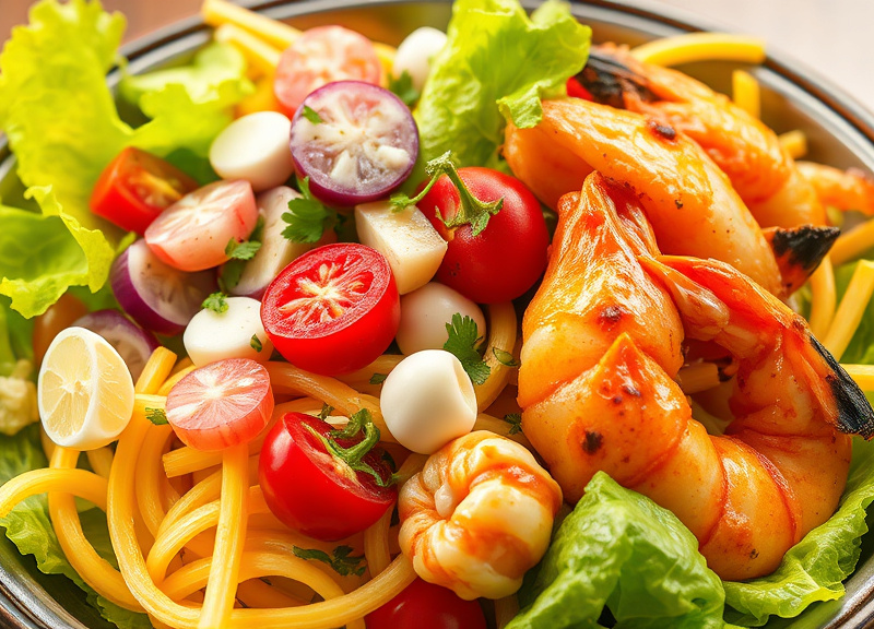 Salads, Soups & Seafood