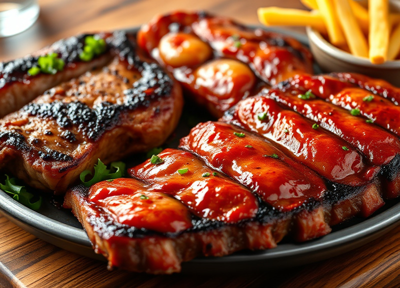 Steaks, Chicken & Ribs